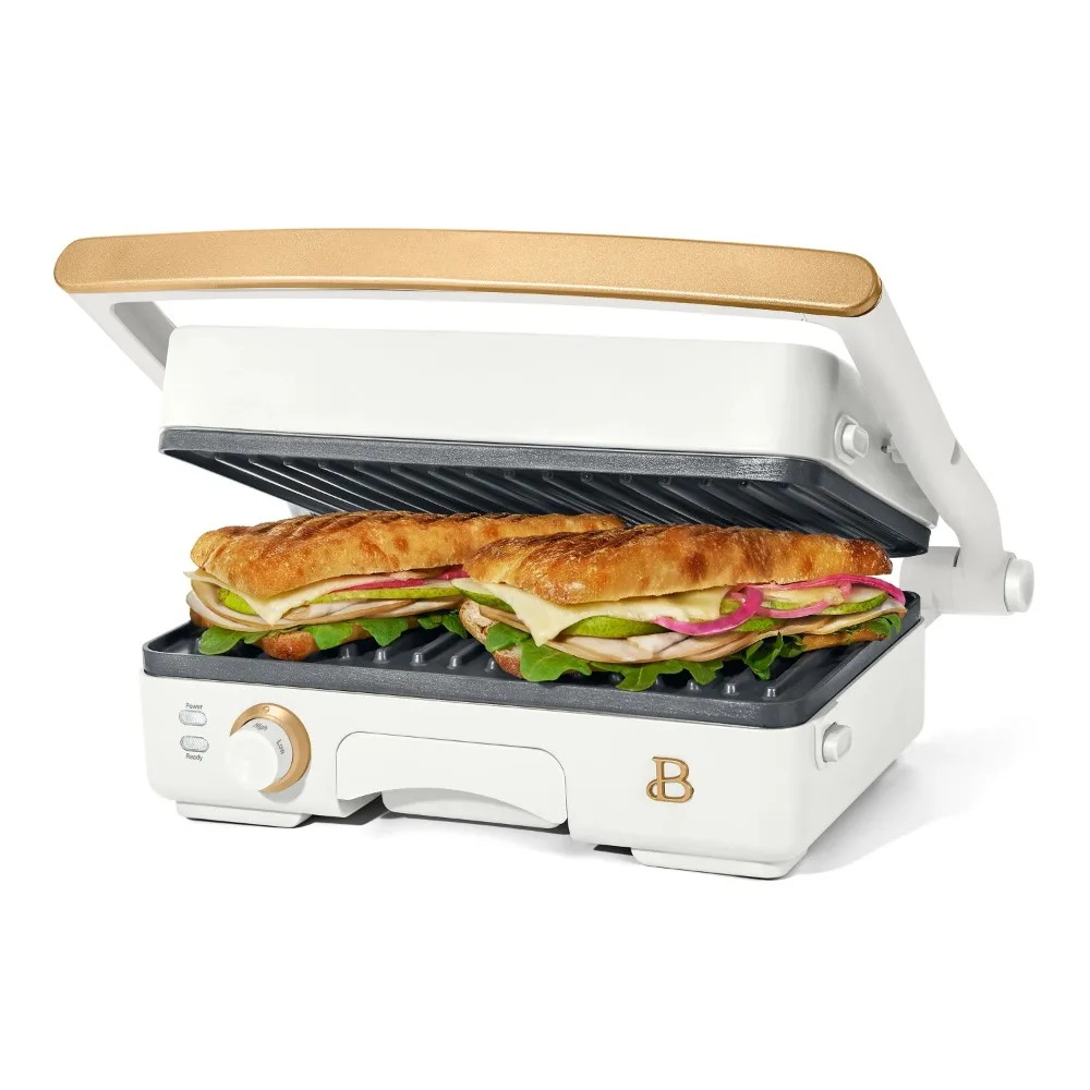 2-in-1 Panini Press & Grill Breakfast Maker