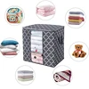Clothes Quilt Storage Bag Moisture-Proof Dustproof Storages Non-Woven Quilt Organizes Mobile Clothes Bed Bottom 2
