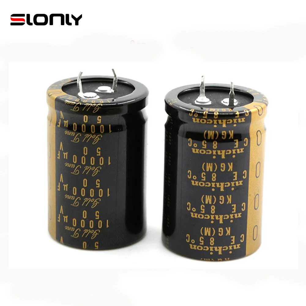 2pcs-10pcs Nichicon KG Type I 50V 10000uF 50V 30x45mm 85° Capacitors Pitch 10mm Audio Filtering Electrolytic Capacitors 2pcs kg type i nichicon 4700uf 35v 22x30mm pitch 10mm 35v 4700uf audio electrolytic capacitor capacitors