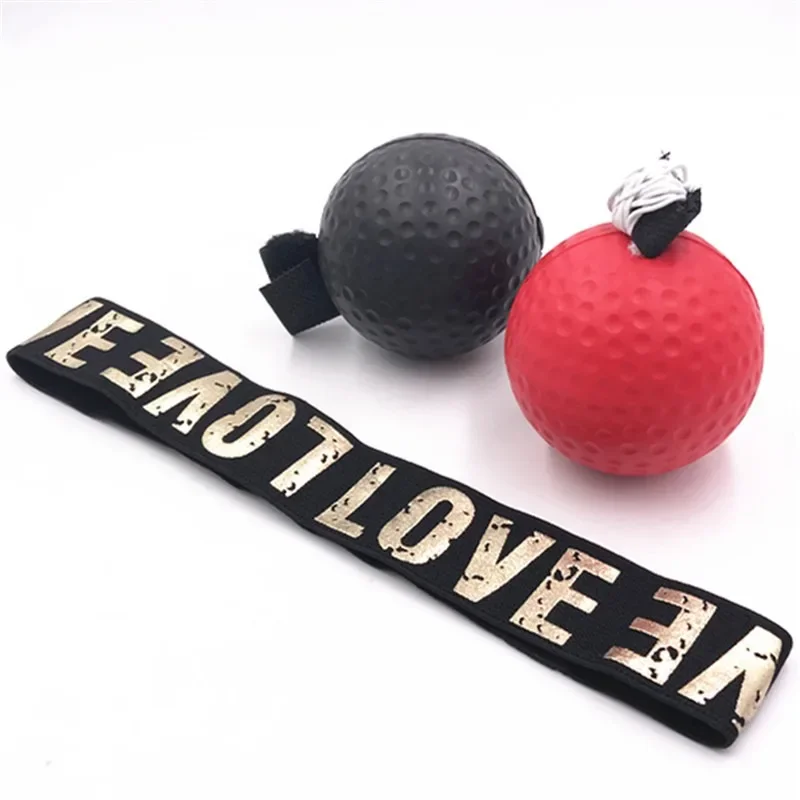Boxing speed ball Head-mounted PU Punch ball MMA Sanda Training Hand Eye Reaction Home Sandbag Fitness Boxing Equipment