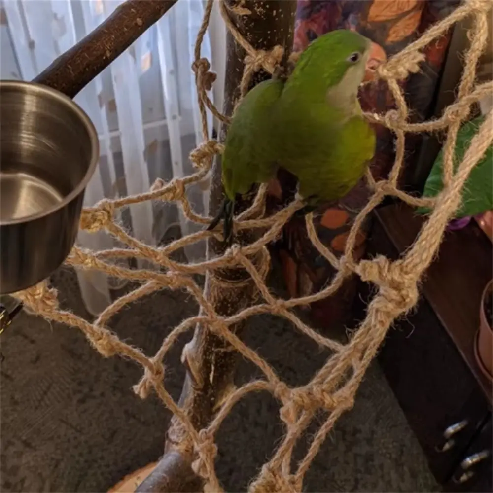 Linen Parrot Climbing Net 1