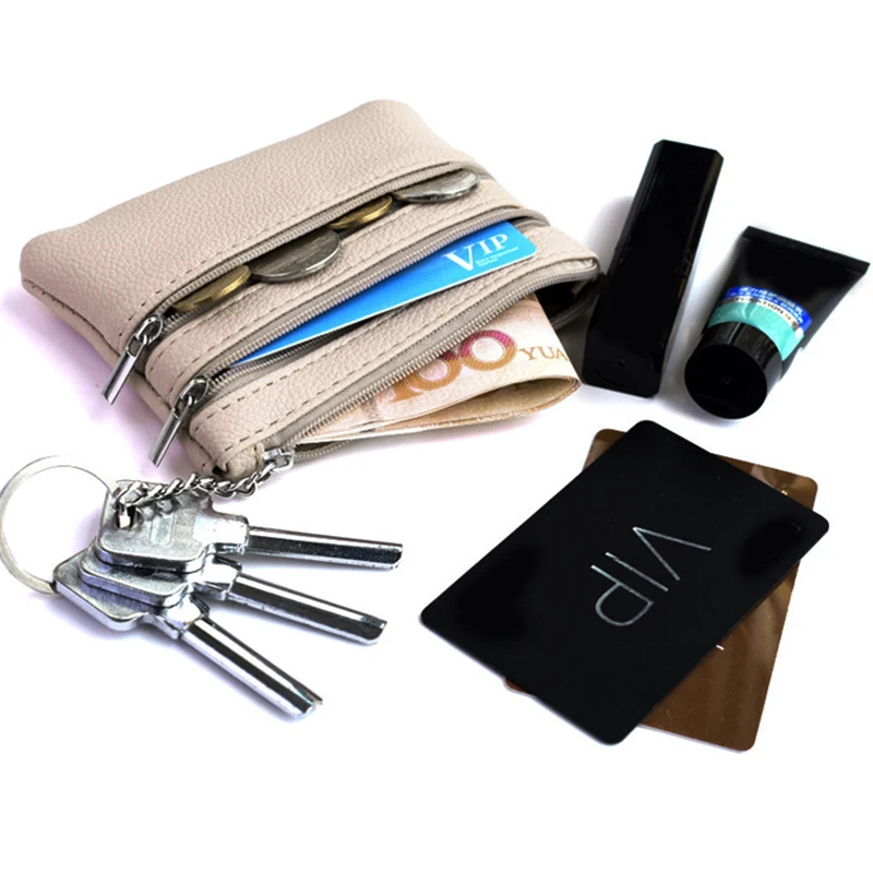 

Useful New Women PU Leather Coin Purse Female Wallets Women Zipper Coin Purses Children Storage Pocket Bags Pouch Card Holder