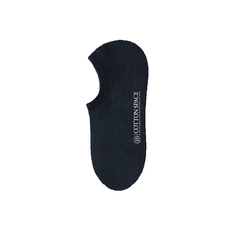 2025e Men's Boat Spring Summer Thin Deodorant Non-Slip No Show Invisible Zhuji Industry All Cotton Socks_voghion.com