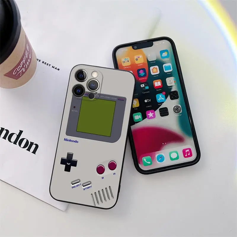 Vibrant Handheld Gaming-Themed Phone Case