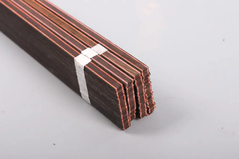 

25 полосок Luthier Purfling, инкрустация Marquetry 600x6x1,2 мм #161