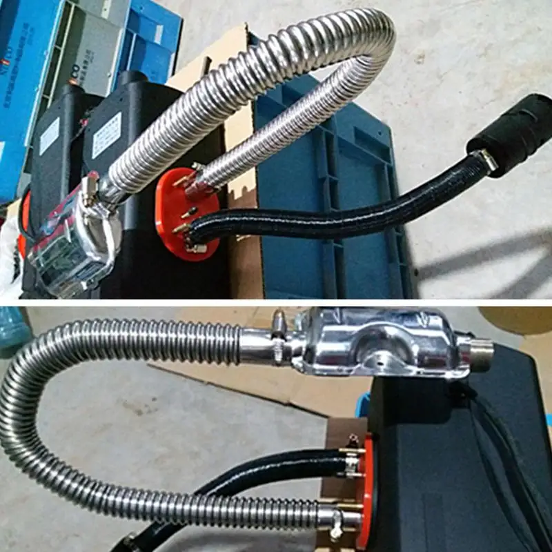 Diesel Heater Exhaust Pipe Air Heater Exhaust Connector Exhaust Hose For Generator Motorcycle Exhaust Pipes Stainless Steel Flexible Heater Parts Stainless Steel Tubing Oil