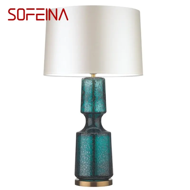 

SOFEINA Nordic Simple Table Light Contemporary Desk Lamp LED for Home Bed Room Decoration