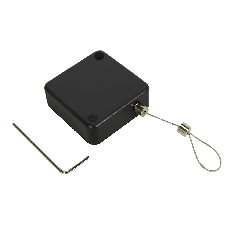 Anti theft pull box Steel Wire Rope Anti Loss Winding Box Supermarket Display Retractable Automatic Winding Rope anti theft winding box