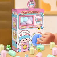 Claw Machine for Kids, Child Fun Egg Twisting Machine Toys Capsule Surprise Gift, Christmas Toy for Kids, Christmas Doll Machine 2