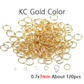 14K Gold 7mm 120pcs