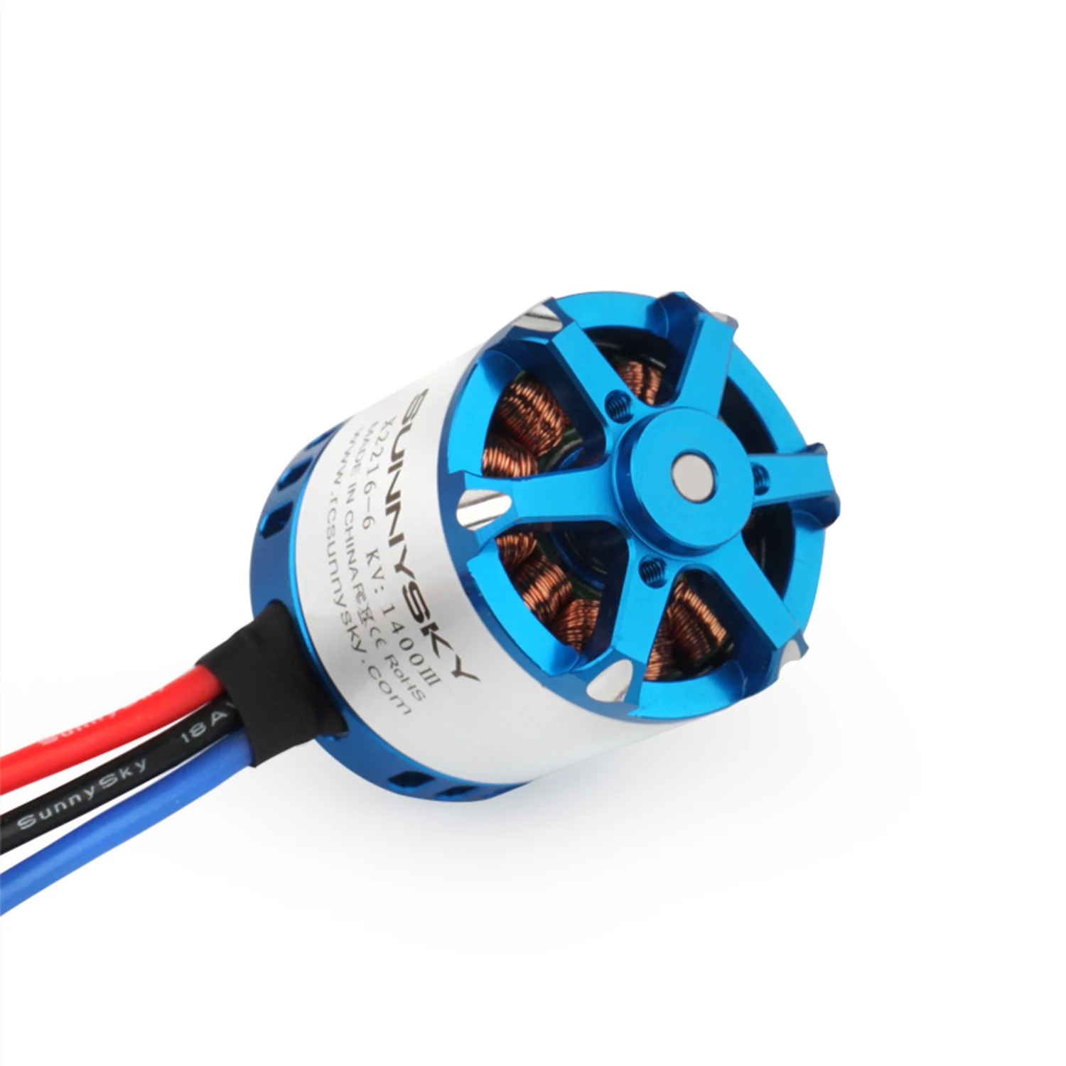 SUNNYSKY X2216-III X2216 2216 880KV 950KV 1100KV 1250KV 1400KV 2600KV Long Short Shaft 3-4S Brushless Motor RC Drone Airplane thumbnail 2