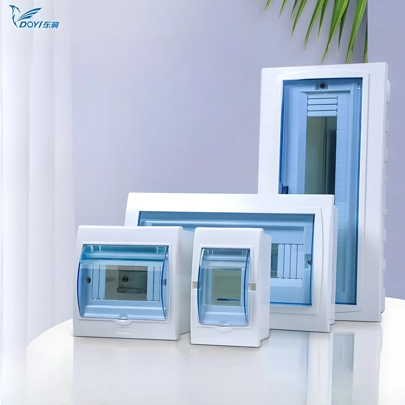 DONGYI Home Electrical Power Distribution Box PC Plastic IP65 Indoor and Outdoor Plastic Waterproof Distribution Box