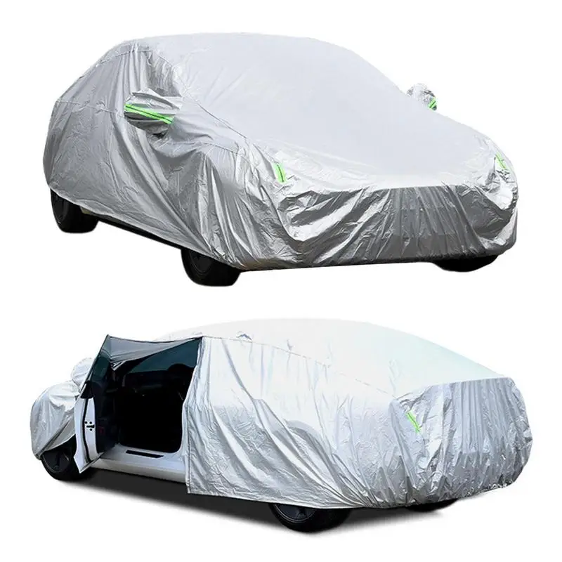 

Outdoor Car Full Cover For Model 3/Y All Weather Protection Waterproof Car Cover Automotive Anti UV Sun Shade Cover Accessories