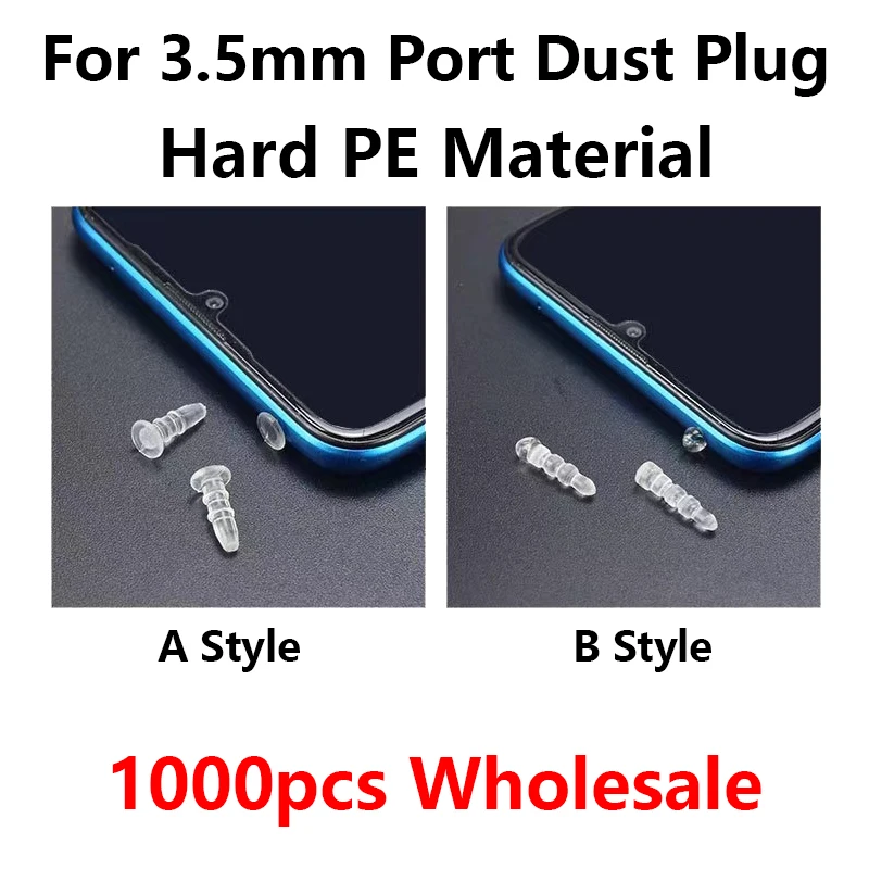 

1000pcs 3.5mm Headphone Jack Anti Dust Plug Hole Plug Audio Mobile Phone Interface Stopper Laptop DustPlug Interface Cap Cover