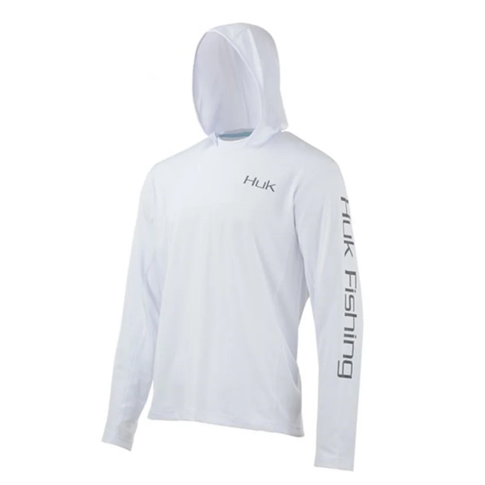 Description Picture 6 of itemHUK hooded Fishing Shirts Long Sleeve Uv Protection Man Outdoor Summer Camouflage Moisture Wicking Jersey Fishing Apparel