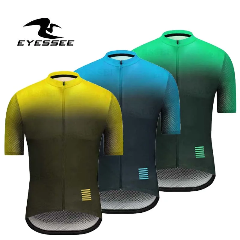 2023 Men's Cycling Jersey Short Sleeve MTB Bike Shirts Downhill Jersey