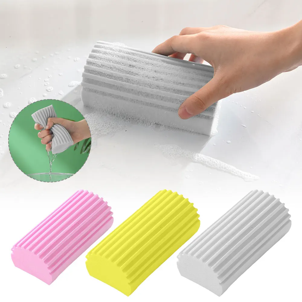 Damp Clean Duster Sponge Cleaning Sponge Brushes Duster for