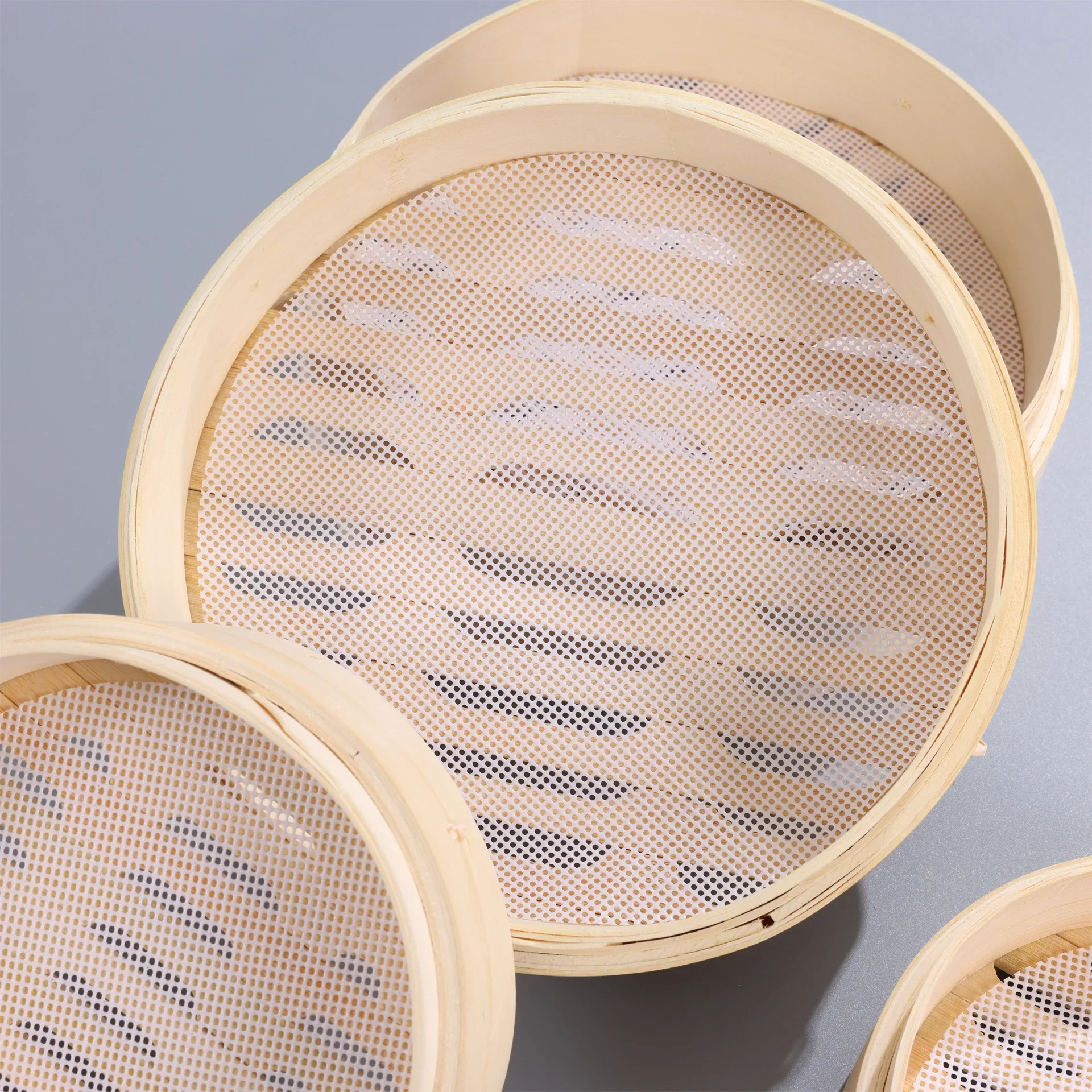 Portable Food Grade Silicone Steamer Cloth Round Basket Liner Bread Steamer Paper Wrapped Dumpling Fabric Home Goods