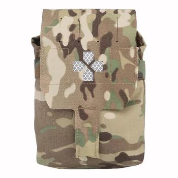 IFAK 응급 처치 키트 전술 의료 파우치 MOLLE 응급 처치 EMT 유틸리티 파우치 나일론 응급 처치 가방, 빠른 배포