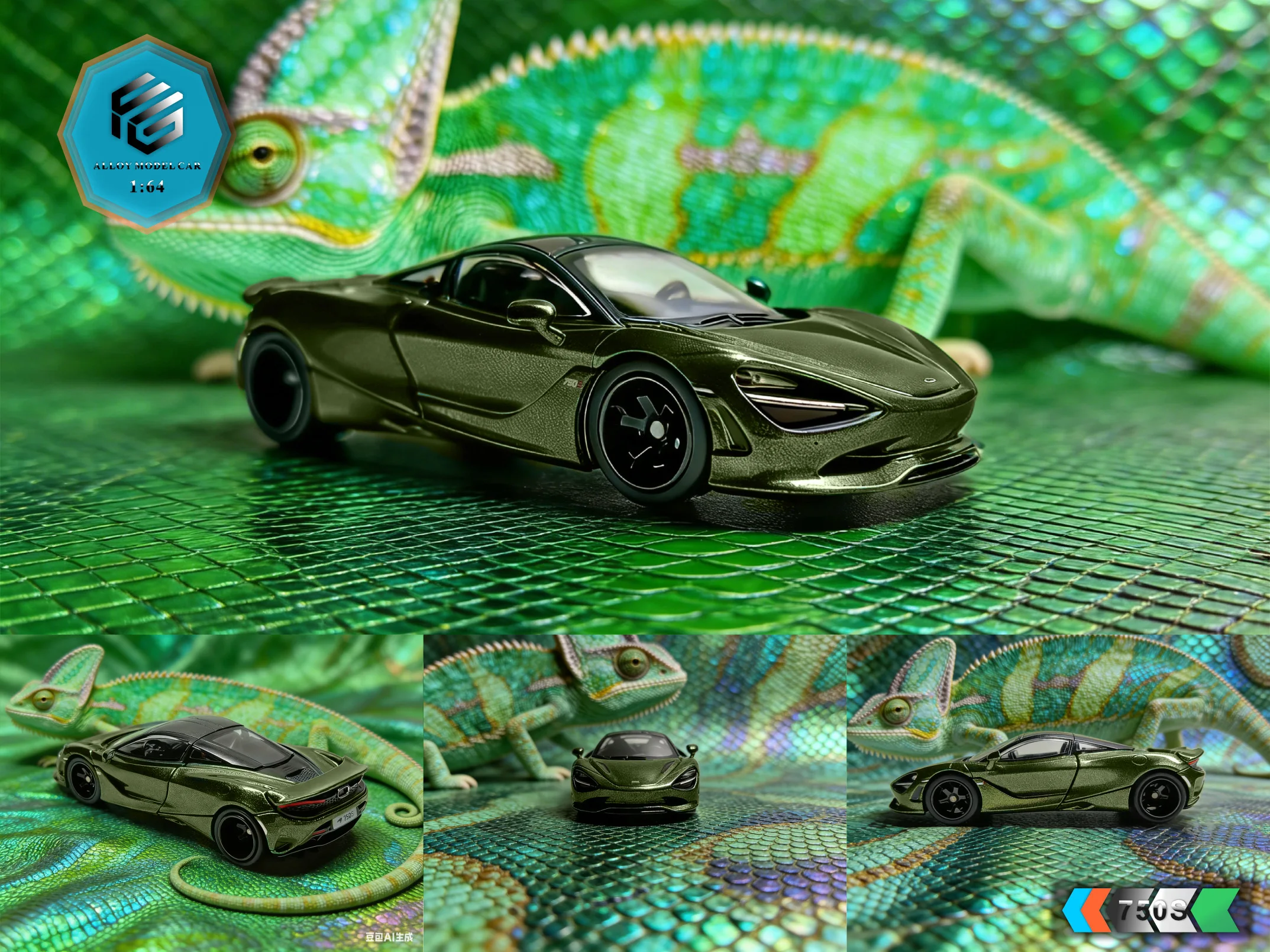 FG 1/64 Adult Collection Alloy Car RWB930 ML720S ML750S (Including Display Box) image 21
