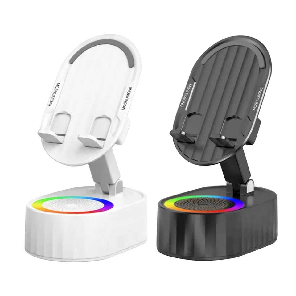 360 Degree Rotating Cellphone Stand with Powerbank and Speaker