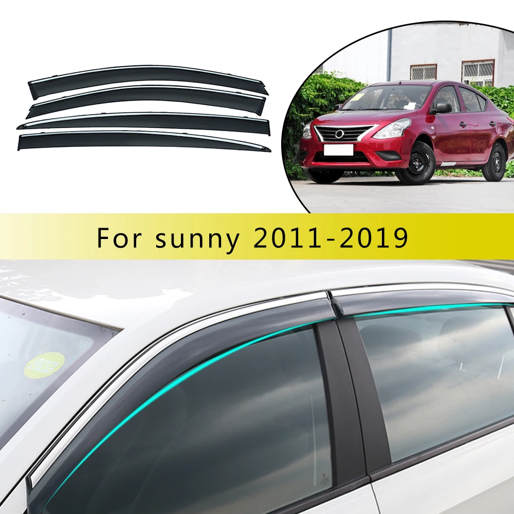 

Козырёк от солнца и дождя для Nissan Sunny N17 2011 2012 2013 2014 2016 2017 2018 2019
