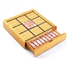 Wooden Sudoku Board Game With Drawer Logical Thinking Puzzles Brain Teaser For Adults And Kids Educational Toys 3