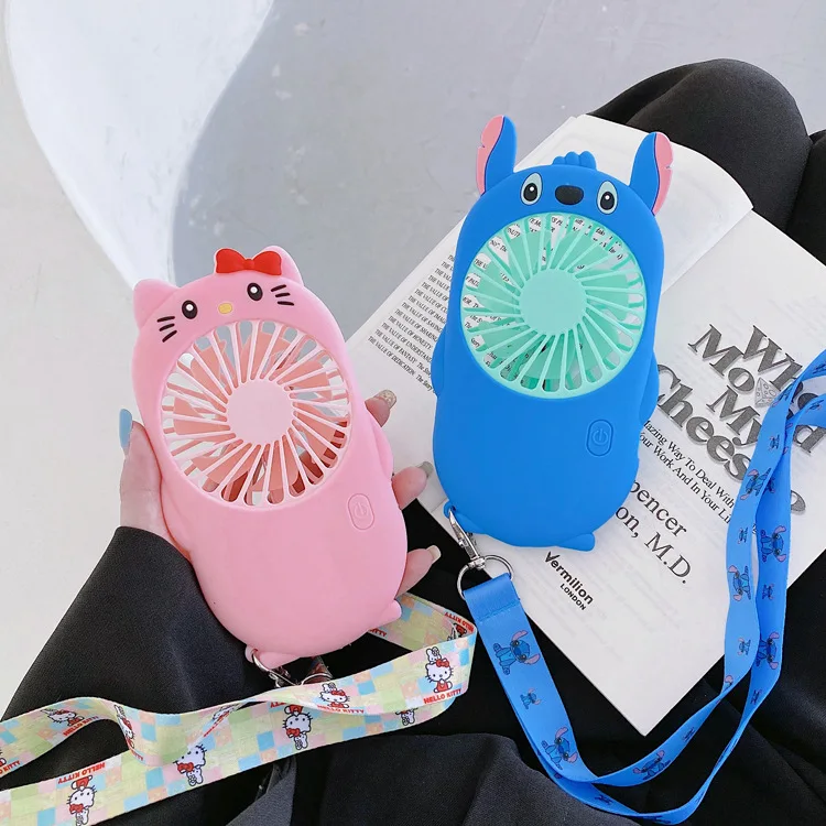 

Sanrio Portable Mini Handheld Electric Fan Summer Anime My Melody Cinnamoroll Hello Kitty Usb Silent Cooling Fan Children Gift