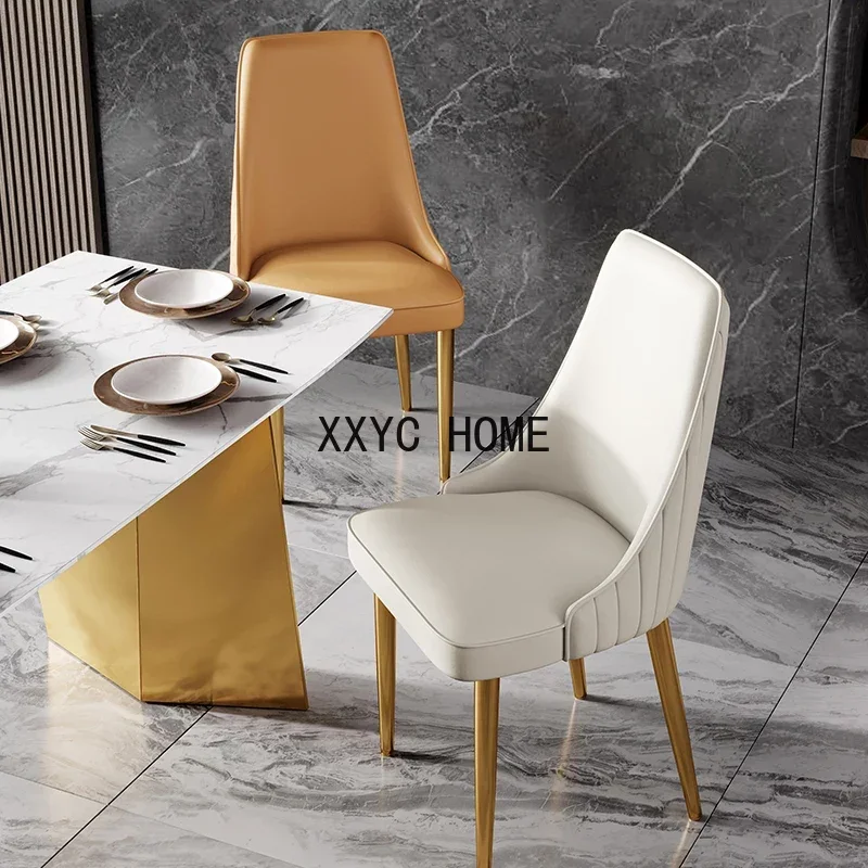 

Queen Wedding Dining Chairs Living Room Luxury Modern Restaurant Meditation Leather Italian Lounge Chair Nordic Sillas Furniture