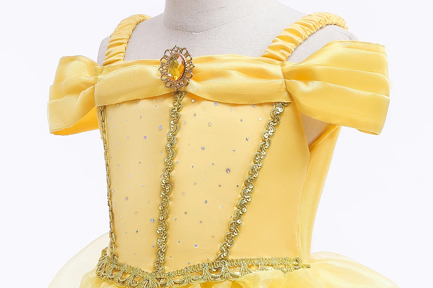 Halloween Costume for Girls Creative Cute Cartoon Princess Cosplay Belle Dress Dress Up Costume For Party Performance