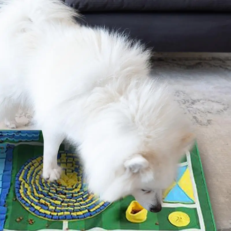 강아지 먹이 매트, 축구 테마 먹이, 반려동물 매트, 인터랙티브 강아지 퍼즐 장난감, 냄새 훈련용 스너플 활동 매트