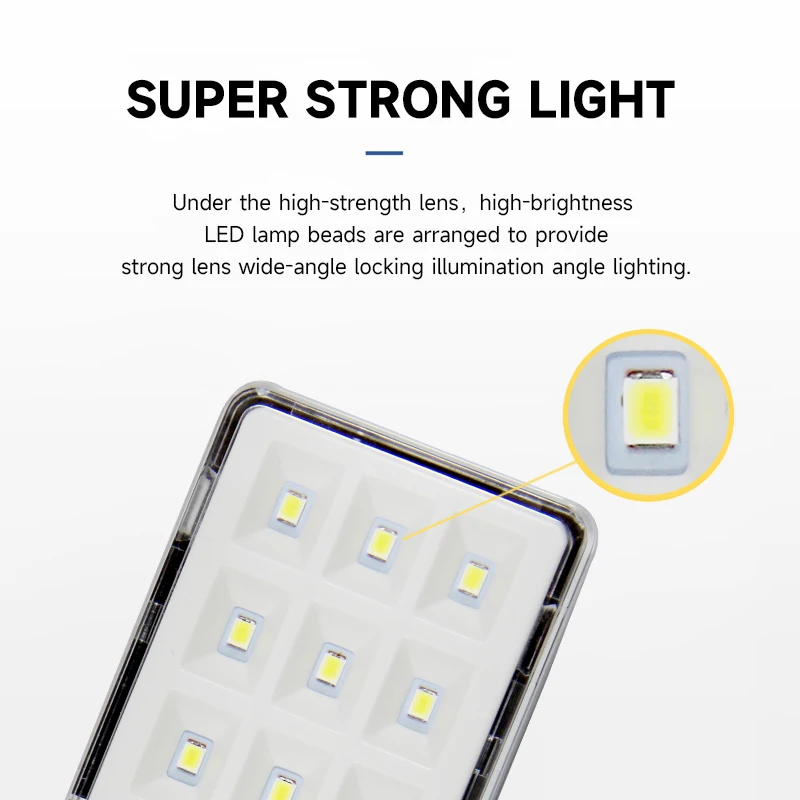 Handheld Emergency Light LED Fire Fighting Lights Power Failure Emergency Lamps Wall Mounted Bulbs Indoor Diammable Lighting Emergency Light Emergency Light Bulb