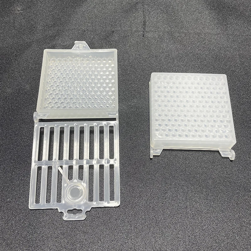 Beekeeping Transport Queen Cages, New Design Bee Post Cage, Transparent Box with Comb Fundation Sheet, Queen Rearing Tool Supplies, beekeeping tools
