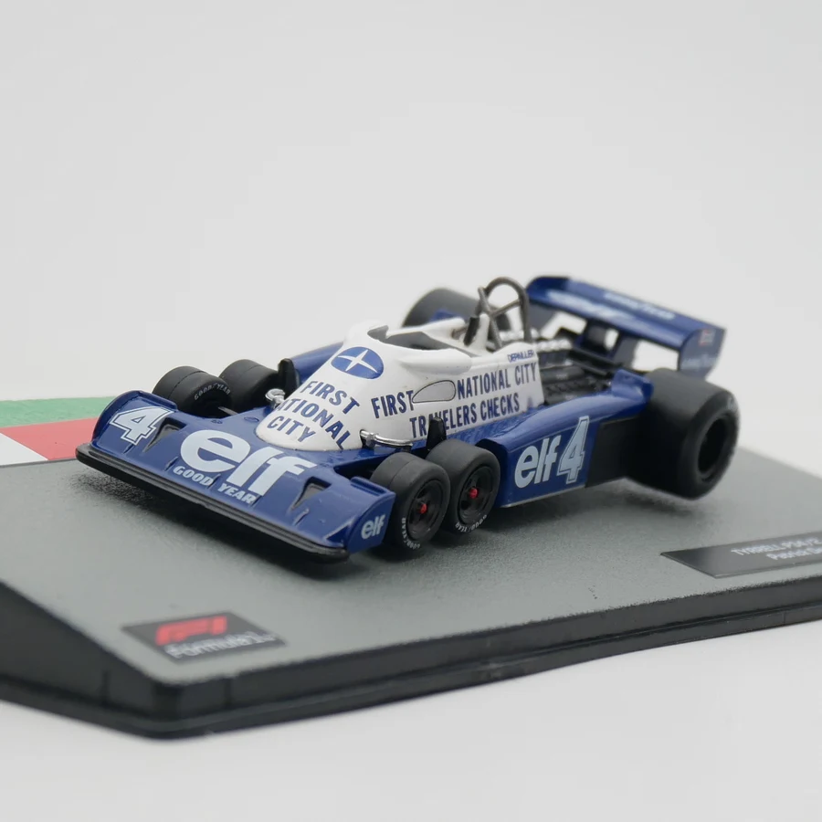 

Ixo 1:43 гоночный tyrrella P34/2 Патрик депплел 1977 модель литая машина металлическая Игрушечная машина