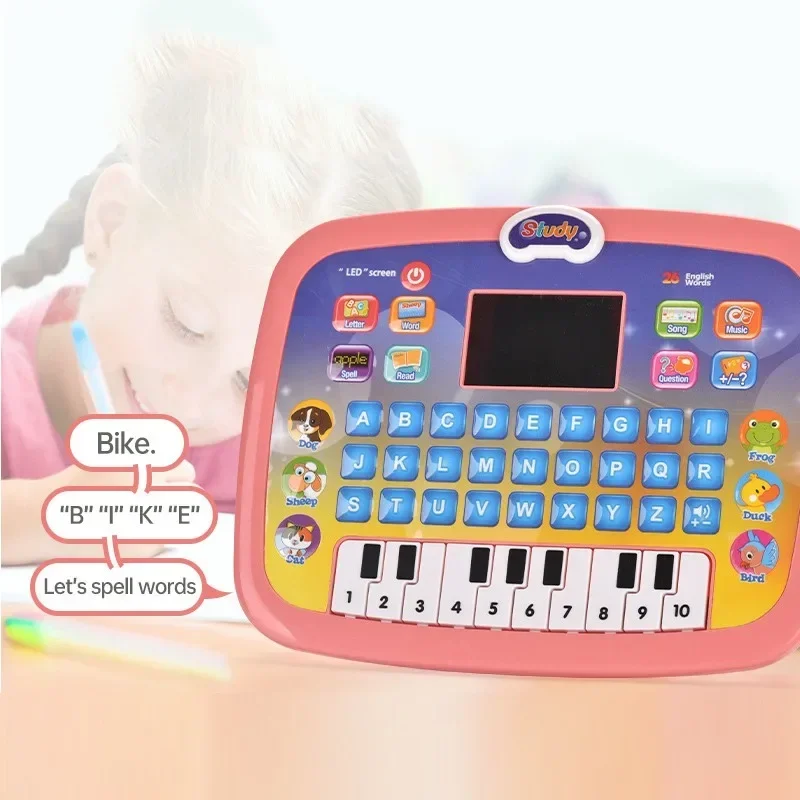 Educational Learning Machine Toys, Electronic Study Game for 3+ Year Old's Girls Boys Gift Birthday Presents (Kids Computer) 4