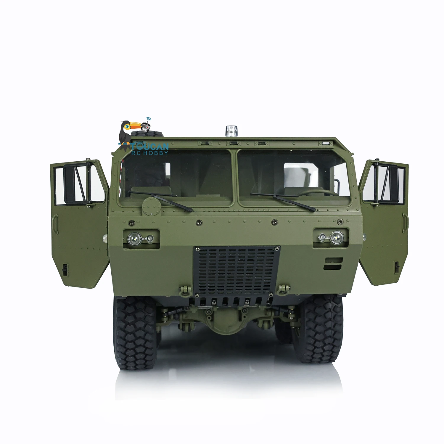 HG P801 1/12 스케일 미국 RC 군용 트럭 모델 8*8 메탈 섀시 2.4G 무선 조종 자동차 라이트 사운드 서보 모터 장난감 선물 TH04720
