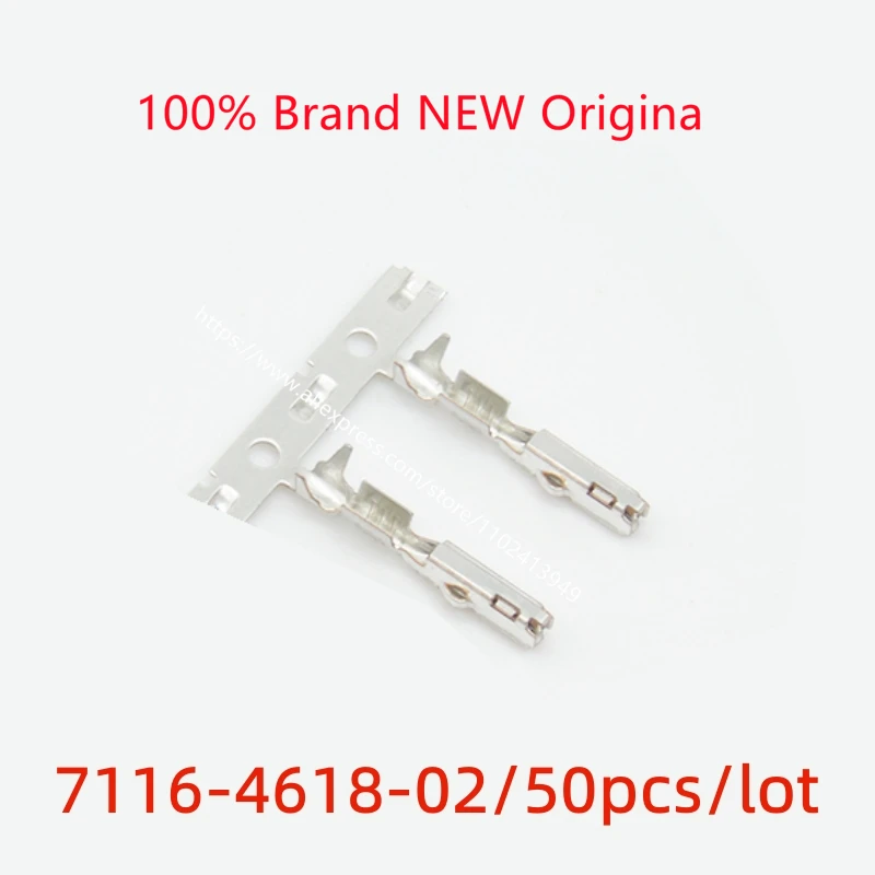 50pcs/lot Terminal 7116 4618 02 of Yazaki /YAZAKI connector is in stock. AliExpress