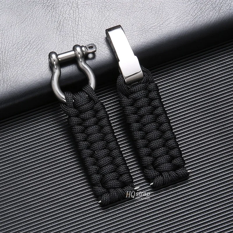 Adjustable Sports Nylon Rope Watch Band with Buckle - Universal Size Replacement Wristband Bracelet