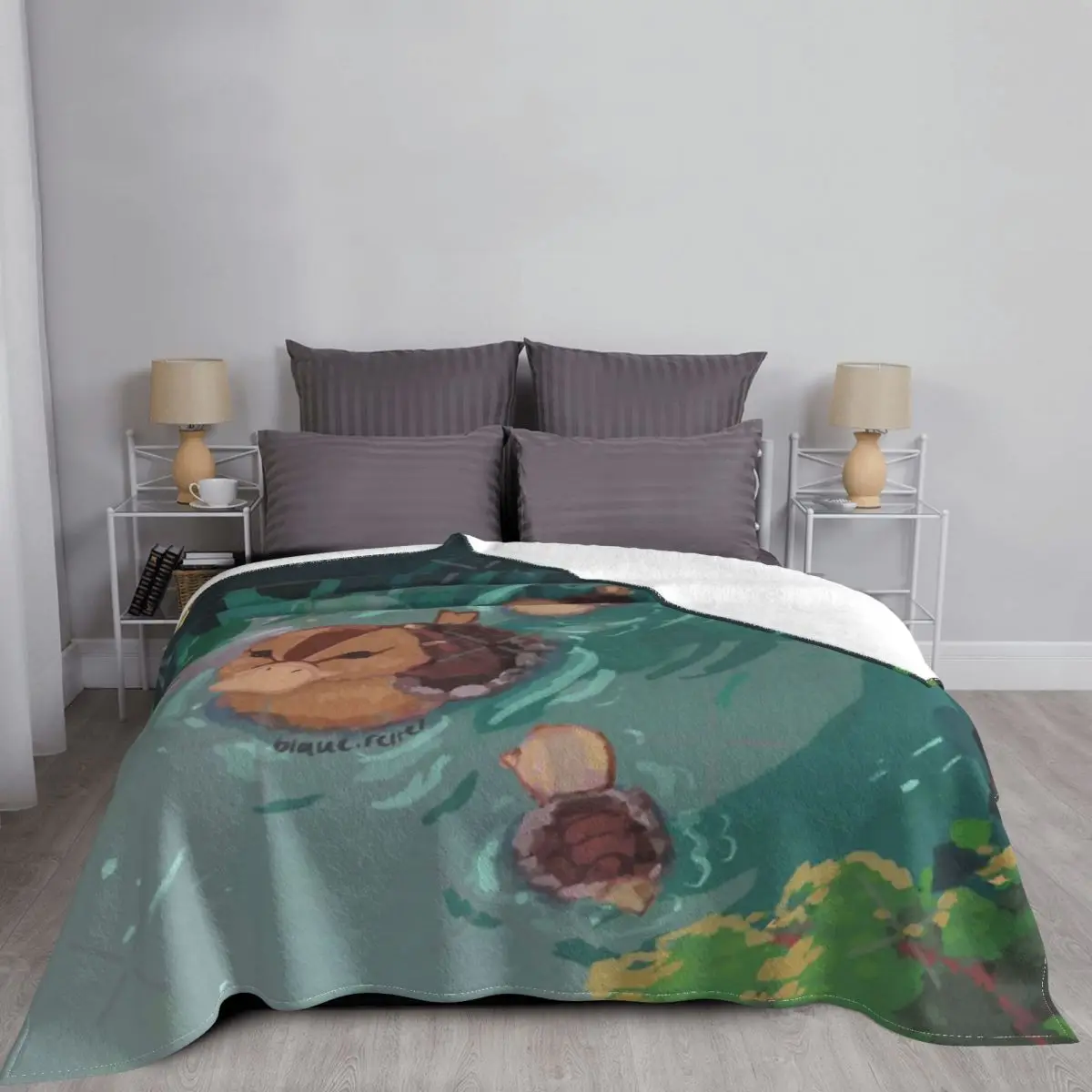 Turtle Duck Pond Avatar Blanket Bedspread Bed Plaid Sofa Bed Covers Blanket  Hoodie Winter Bed Covers - Blanket - AliExpress