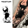 The devil is out of body Temporary Tattoo,Lasts To 15 Days New Technology Magic Waterproof Semi Permanent Sticker. 1