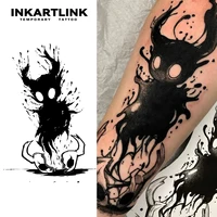 The devil is out of body Temporary Tattoo,Lasts To 15 Days New Technology Magic Waterproof Semi Permanent Sticker. 1