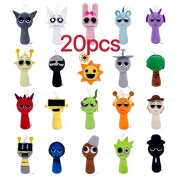 Sprunki Plush Horror Game Cartoon Soft Stuffed Pillow - Cute Children's Birthday & Christmas Gift (20pcs)