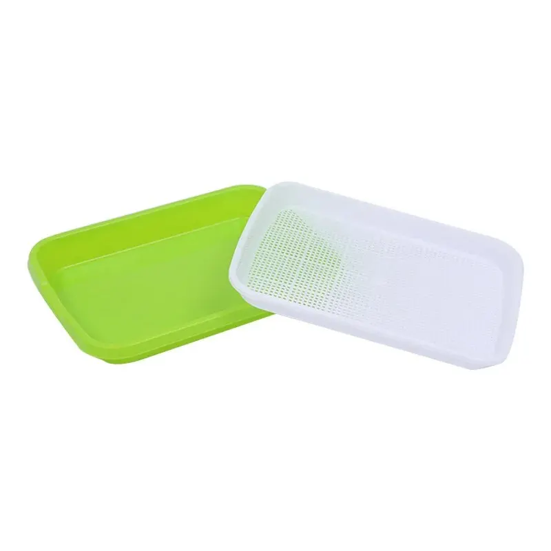 Pet Grass Soilless Hydroponic Bean Seedling Tray 1pc Home Garden Balcony Portable Soilless Cultivation Tray Home Sprout Seedlin seed starter tray,seedling tray,sprout growing kit,hydroponic garden kit,hydroponics growing kit,hydroponic plant kits
