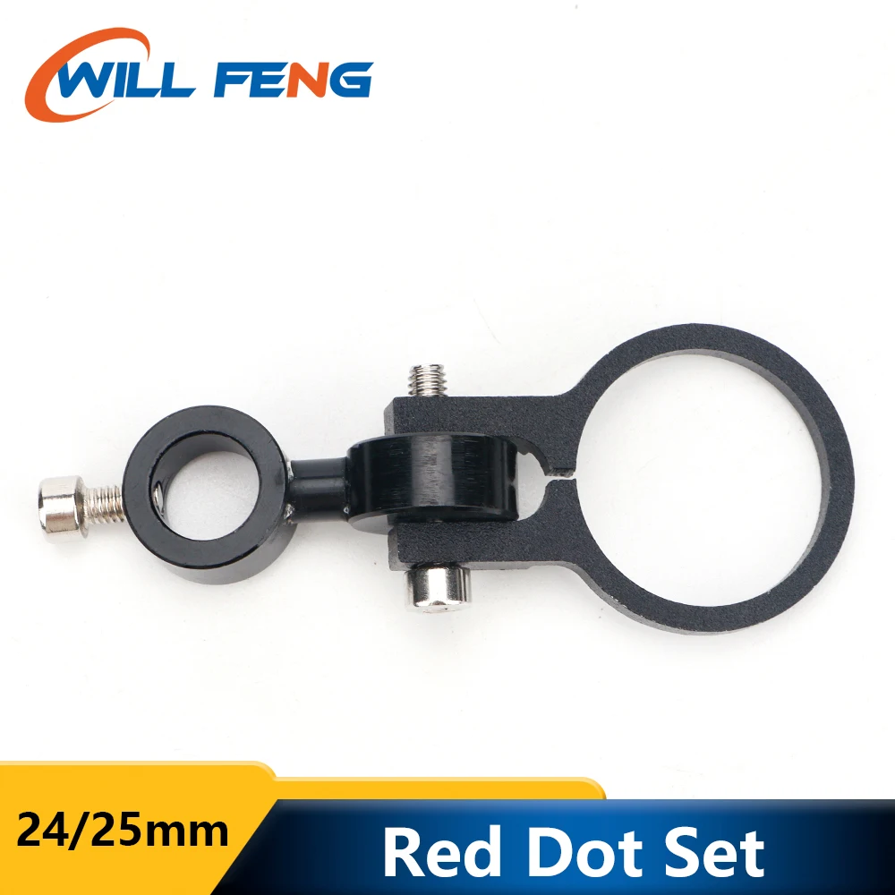 Will Feng Red Dot Holder Set Diameter 24 25mm Device Positioning For DIY Co2 Laser Engraving Cutting Head DC 5V Diode Module laser module