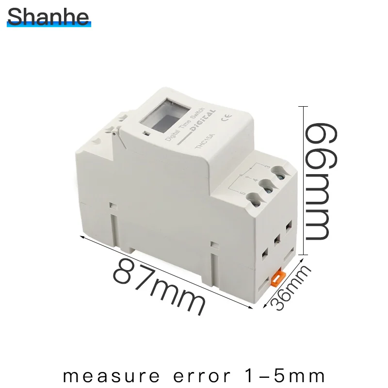 thc15a 7 Days Programmable Digital Timer Switch Relay Control 220V 230V 6A  10A 16A 20A 25A 30A Electronic Weekly - AliExpress