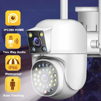 IPC360 HOME 4K 8MP Dual Lens WIFI PTZ 2K 4MP Dual Screen Security Camera Outdoor IP66 Color Night Vision Surveillance Cameras 1