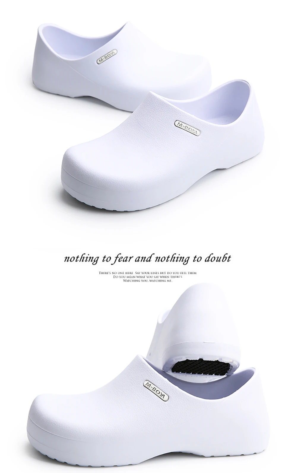 Ngouxm Men Chef Shoes Women Non-slip Waterproof Oil-proof Kitchen  Nurse Shoes Work Cook Shoes