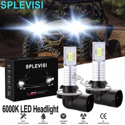 2x70W White LED Headlight Bulbs Kit For Arctic Cat Thunder Cat 2008-2010DVX 400 2004-2008 Bearcat 570 2004-2008 660 2007-2008