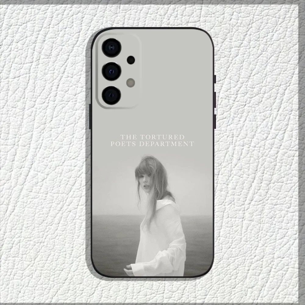 thumbnail image 1 of Funda para teléfono T-TaylorS TTPD S-SwiftS para Samsung Galaxy A13, A21s, A22, A31, A32, A52, A53, A71, A80, A91, carcasa negra suave, 1 of 5
