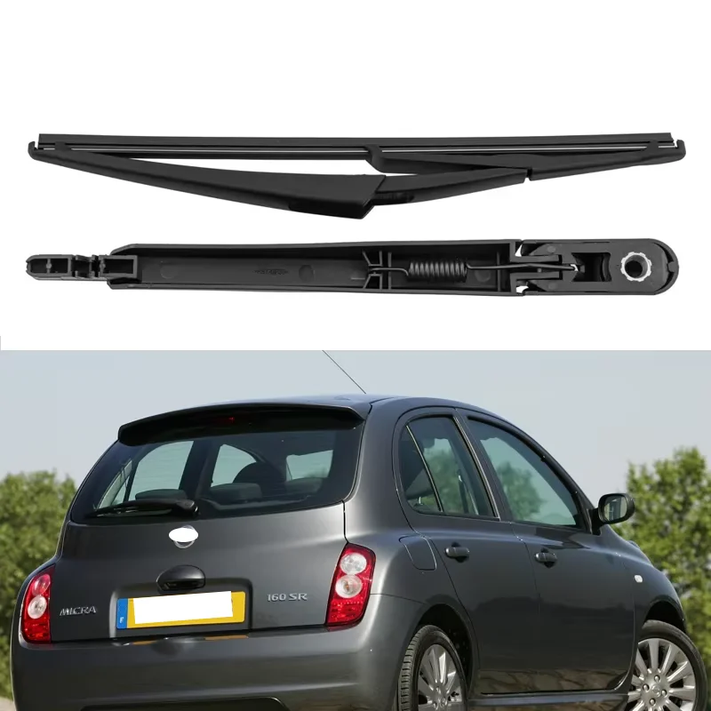 GNXfixt 2x Ugello Tergicristalli, Auto Windshield Wiper Ugello Lavavetro per Micra K12 2003-2010 28931AX600C Accessori